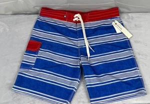 Sperry Top-Sider Board Shorts Swim Trunks Blue Tropical Mens 34 New Fast Ship - Picture 1 of 7