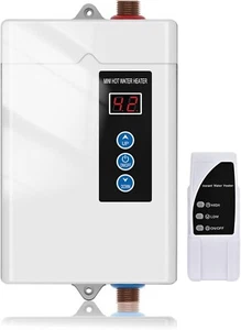 5000W Tankless Electric Water Heater,220V Under Sink On Demand Instant Hot Water - Picture 1 of 10