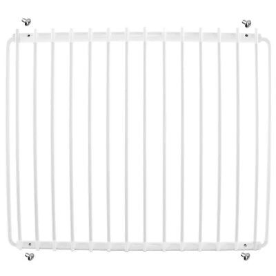 SPARES2GO Kühlschrankablage für COOKOLOGY verstellbar kunststoffbeschichtet weiß Ablage ausziehbar