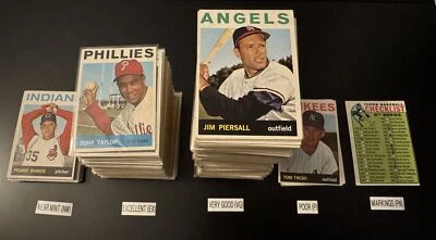 1964 Topps Baseball Cards 1-200 (P-NM) - You Pick - Complete Your Set - Image 1 of 4