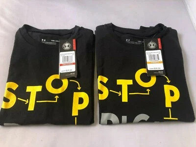 UNDER ARMOUR Heat Gear Boys Garcons/Chicos Black Long Sleeve T- Shirt NWT - Image 1 of 4