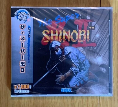 Shinobi II Windows PC Rare Japan Sega Game Honpo New! Sealed - Image 1 of 4