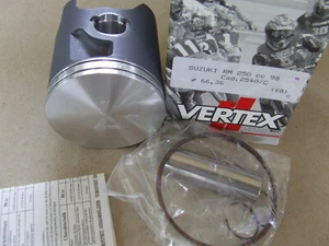Suzuki 1998 RM250 Vertex 66.36MM Piston Kit 22540C RM 250 RM250W - Picture 1 of 1