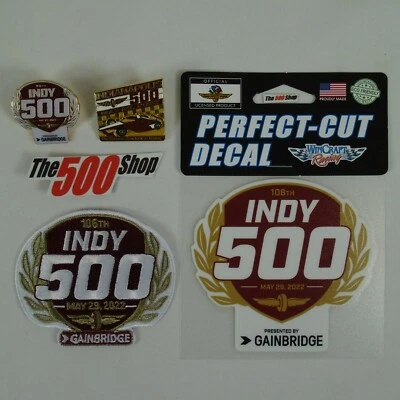 2022 Indianapolis 500 106TH Running Collector Event Lapel Pins Patch Decal - Image 1 of 4