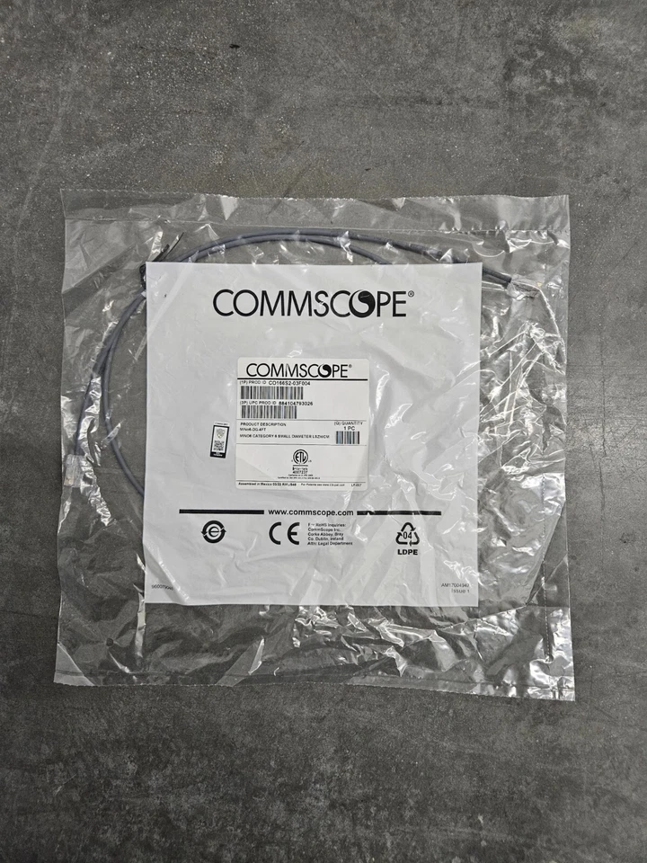 CommScope Systimax  CO166S2-03F004 MiNo6 Cat 6 Reduced Diameter Patch Cord - Image 1 of 2