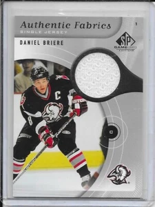 2005-06 SP Game Used Daniel Briere Authentic Fabrics Jersey # AF-BE - Picture 1 of 2