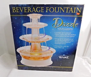 B7 - Rival Beverage Fountain Dazzle Your Guests 2.5 Gallon MIB - Picture 1 of 6