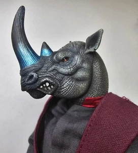 Mostoys Blue Rhinos Head & Hands Figure Accessory for 12" Action Figure 1/6 scal - Picture 1 of 10