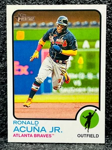 Topps Heritage Baseball 2022 - Ronald Acuña Jr. #223 - Atlanta Braves - Imagen 1 de 2