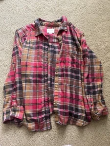 AMERICAN EAGLE BOYFRIEND FIT FLANELLA LOTTO DI 2 - Foto 1 di 3