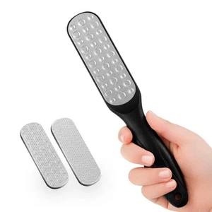 Stainless Steel Foot File (1 Pcs) Double-Sided Foot Rasp Callus Remover Profe... - Picture 1 of 7