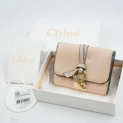 Chloe Cartera Triple Plegable Cuero Negro Organizador Compacto Usado Foto 1 de 4