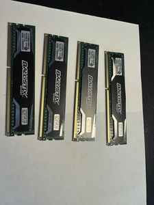 Crucial Ballistix Sport 16GB (4GBx4) DDR3-1600 w/ XMP Gaming Desktop RAM - Picture 1 of 4