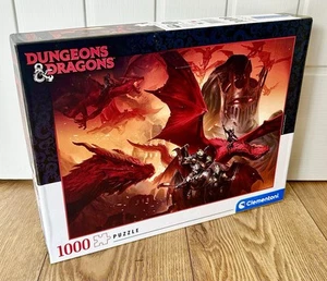 Dungeons & Dragons Jigsaw Puzzle, 1000 Pieces by Clementoni. Complete, D&D - Picture 1 of 3