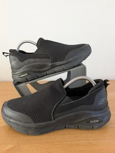 Skechers Banlin Arch Fit Herren Sneaker Größe UK 7 EU 41 - Schwarz  - Bild 1 von 19