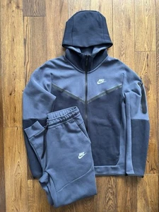 Nike Tech Fleece Trainingsanzug "Thunder Blue" - Herren Navy Small S - Bild 1 von 11