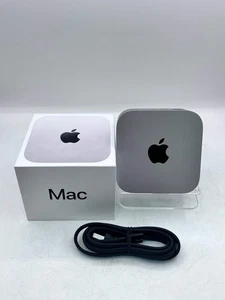 Apple Mac Mini A3238 MU9D3LL/A M4 16 Go RAM 256 Go SSD Sequoia 15,0 argent neuf Ope - Photo 1/4