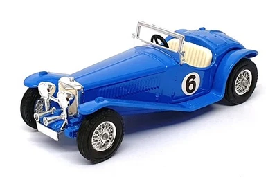 Matchbox Appx 10cm Long Diecast Y-3 - 1934 Riley MPH #6 - Blue - Image 1 of 4