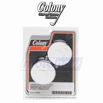 Colony Swingarm Pivot Covers for 2006 Harley Davidson FLST Heritage Softail zk - Image 1 of 4