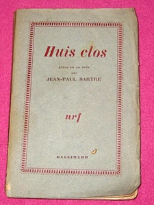 Huis Clos. Sartre. nrf Gallimard. EO n° 1323 / 2250.  1945. - Picture 1 of 1