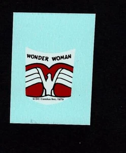 CORGI JUNIORS 33 WONDER WOMAN'S WONDER CAR TRANSFERS/DECALS - Picture 1 of 1