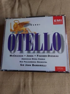 Barbirolli, McCracken, Jones, Fischer-Dieskau / Verdi Otello (1994 EMI) 2 CD-Box - Bild 1 von 3