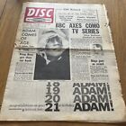 DISC NEWSPAPER June 24th 1961 - Adam Faith Front Cover