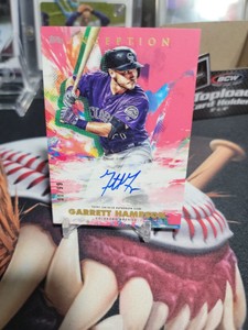 Garrett Hampson Rookie Auto 2020 Topps Inception Pink 1/99 Marlins Rockies 1/1