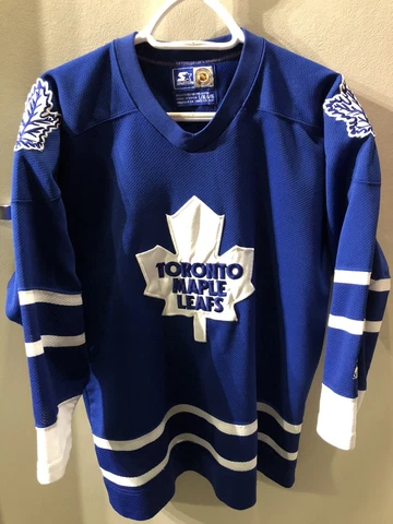 Toronto Maple Leafs Vintage 90s Hockey Jersey Starter Sweater Youth L-Xl NHL Cover
