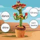 Cactus Dance Dancing Cactus Plush Doll Voice Interactive Electron Plush Toy