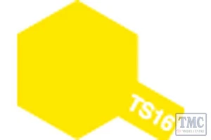 85016 Tamiya TS-16 Yellow Spray - Picture 1 of 1