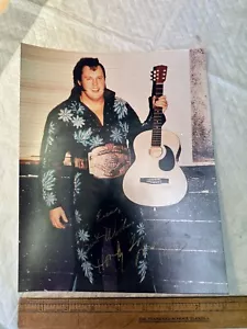 Vintage Honky Tonk Man Wrestler Genuine Autograph Signed 8” x 10” Color Photo - Picture 1 of 5
