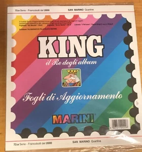 SAN MARINO Fogli Marini con taschine 2000 per quartine, nuovi - Euro 47 - Foto 1 di 1