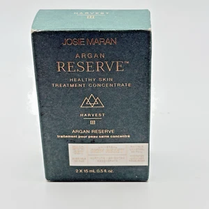 Josie Maran Argan Reserve Gesunde Haut Behandlung Konzentrat, 1 Unze Duo Set Neu im Karton - Bild 1 von 9