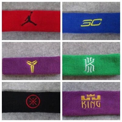 Diadema de jugadores de la NBA a elegir entre Curry Jordan Wade Kobe Kyrie & Lebron Foto 1 de 2