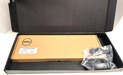 Dell US Qwerty wired keyboard KB216t1 and mouse MS116 -Black - Image 1 of 4