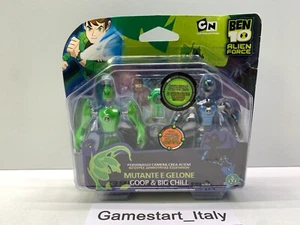 MUTANTE E GELONE GOOP & BIG CHILL - BEN 10 ALIEN FORCE ACTION FIGURE - Picture 1 of 9
