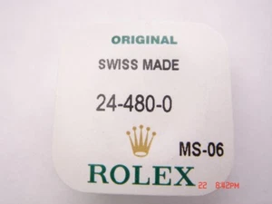 TOTALMENTE NUEVO ORIGINAL ROLEX CROWN 24-480-0 MONOBLOQUE ACERO TWINLOCK - Imagen 1 de 3