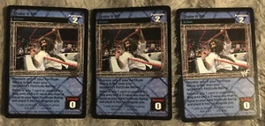 3x WWF Raw Deal Shake It Off Silver Logo Card 91/150 v.1 Comic Images 2000 - Picture 1 of 3