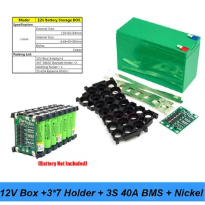 12V 3S7P Battery Box 3S 40A BMS+Holder+Welding Nickel for Li-ion Power Supply HU - Picture 1 of 8