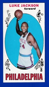 Luke Jackson Rookie 76ers 1969-70 Topps #67 excelente sin pliegues - Imagen 1 de 2