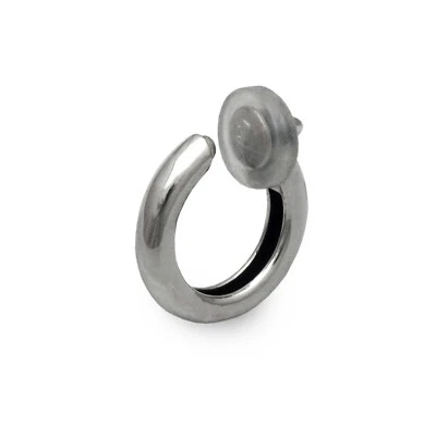 Pendientes clip oreja aro hombre, plata esterlina, envío gratis, hecho en japón, ER05 Foto 1 de 4