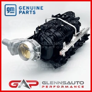 New Genuine OEM GM TBSS Intake w/ Fuel Rails, LS3 Throttle Body & 50lb Injectors - Picture 1 of 6