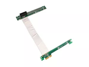 Riser PCI EXPRESS 1x - SOUPLE - NAPPES BLINDEES - PCIE - 150 mm - Photo 1/1