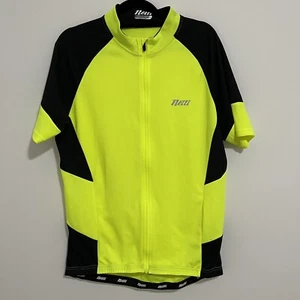 Netti Cycle Top Jersey Size Large Short Sleeve Collared Full Zip Cycling - Bild 1 von 11