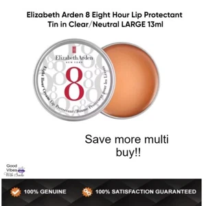 Elizabeth Arden 8 Eight Hour Lip Protectant Tin in Clear/Neutral LARGE 13ml - Picture 1 of 5
