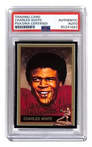 Charles White autographed 1991 Heisman Card USC 1979 PSA/DNA *1683 - Picture 1 of 2