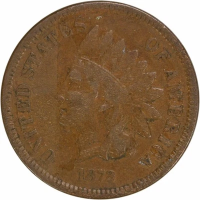 1872 Indian Cent F Uncertified #601 - Image 1 of 2