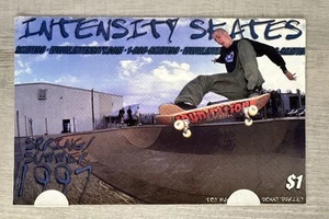 Intensity Skates Worldwide Skateboard Catalog Spring Summer 1997 Donny Barley - Picture 1 of 14