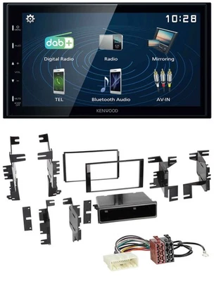 Kenwood 2DIN Bluetooth MP3 USB DAB Autoradio für Nissan Juke Navara NV ab 12 - Bild 1 von 4